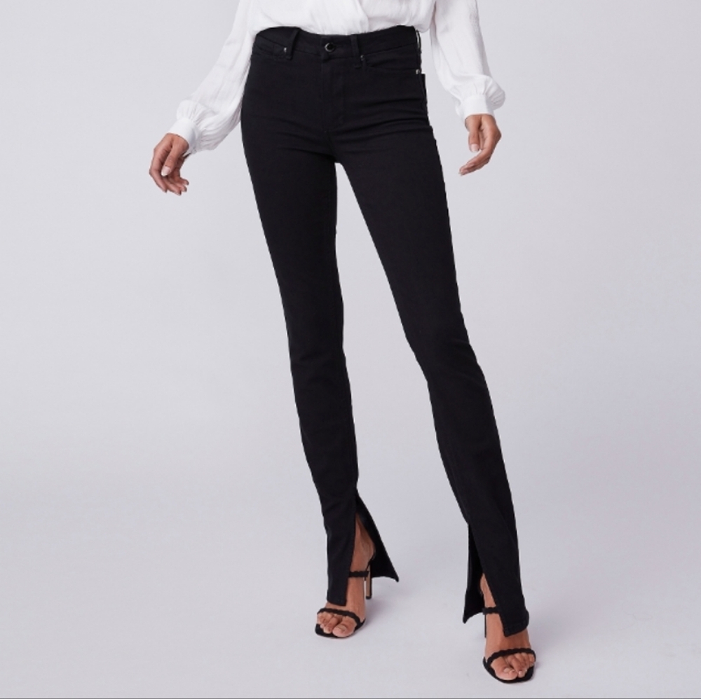 Paige Black Label X Constance Boss Mid Rise Pant